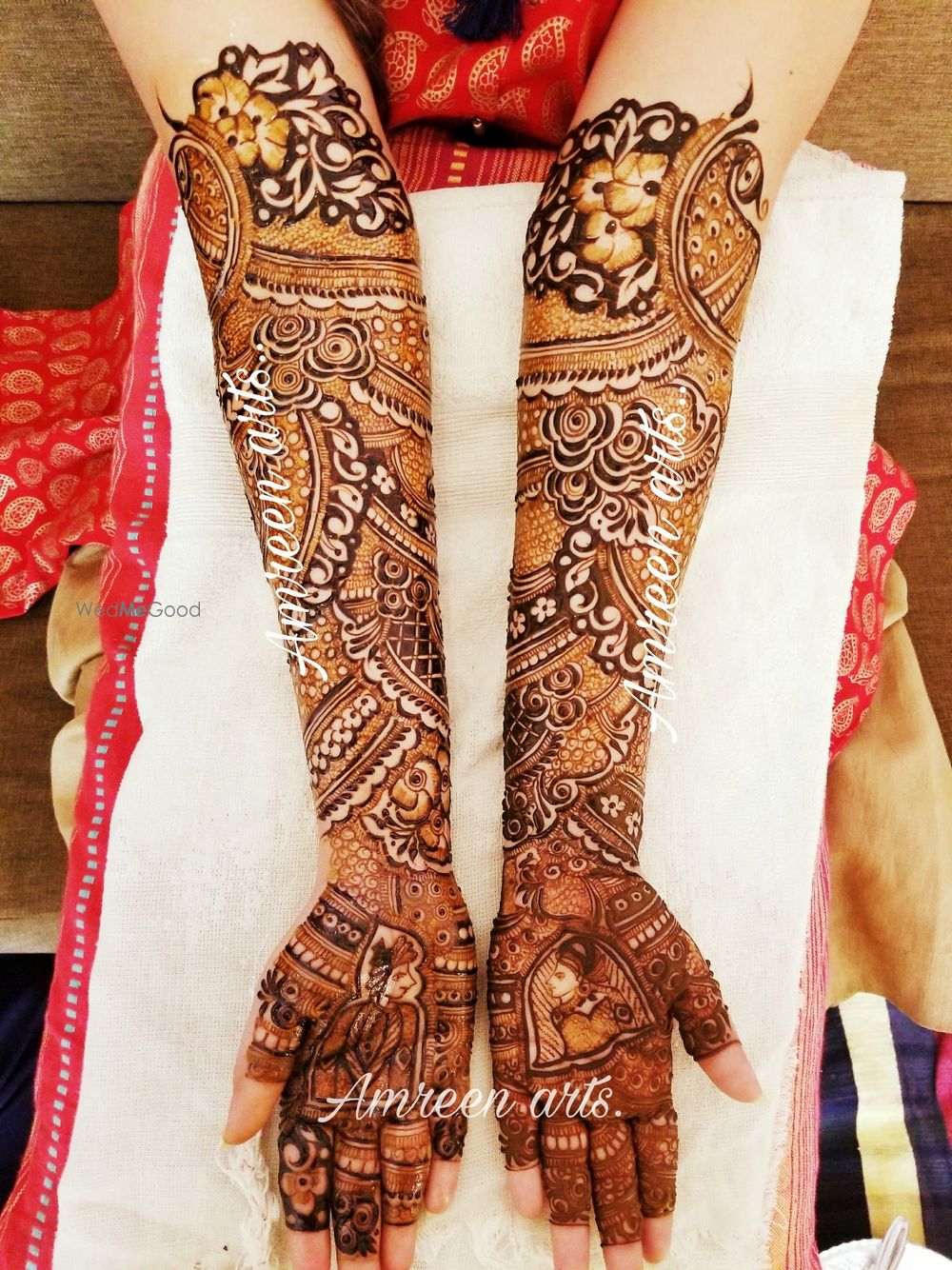 Photo From Stylish Bridal Design - By Amreen Mehendi Art