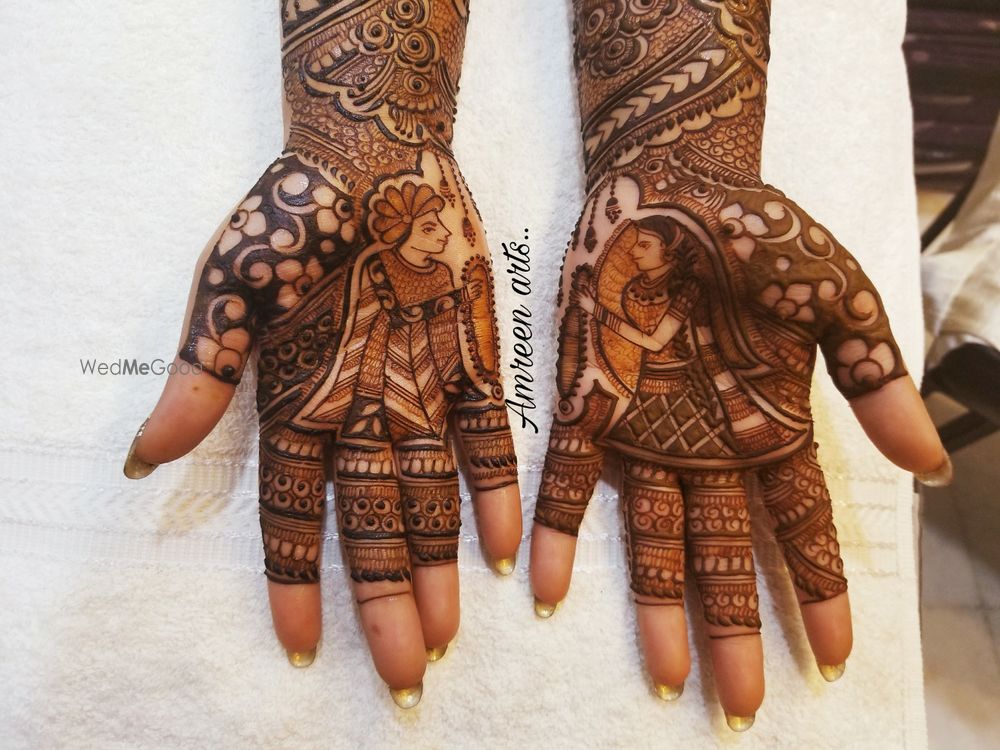 Photo From Stylish Bridal Design - By Amreen Mehendi Art