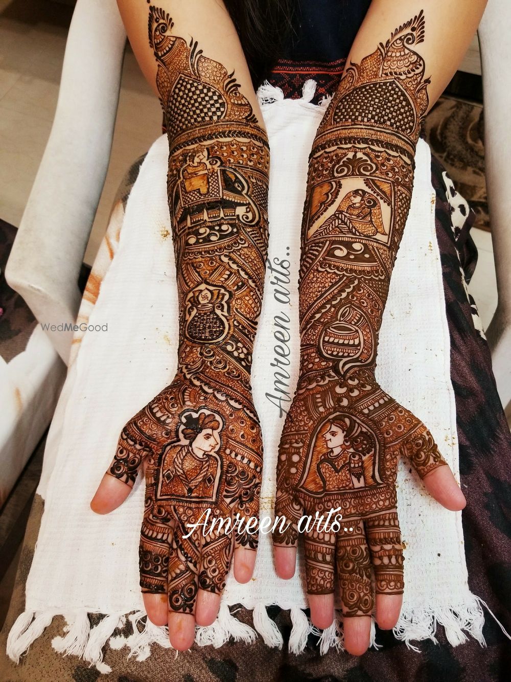 Photo From Stylish Bridal Design - By Amreen Mehendi Art