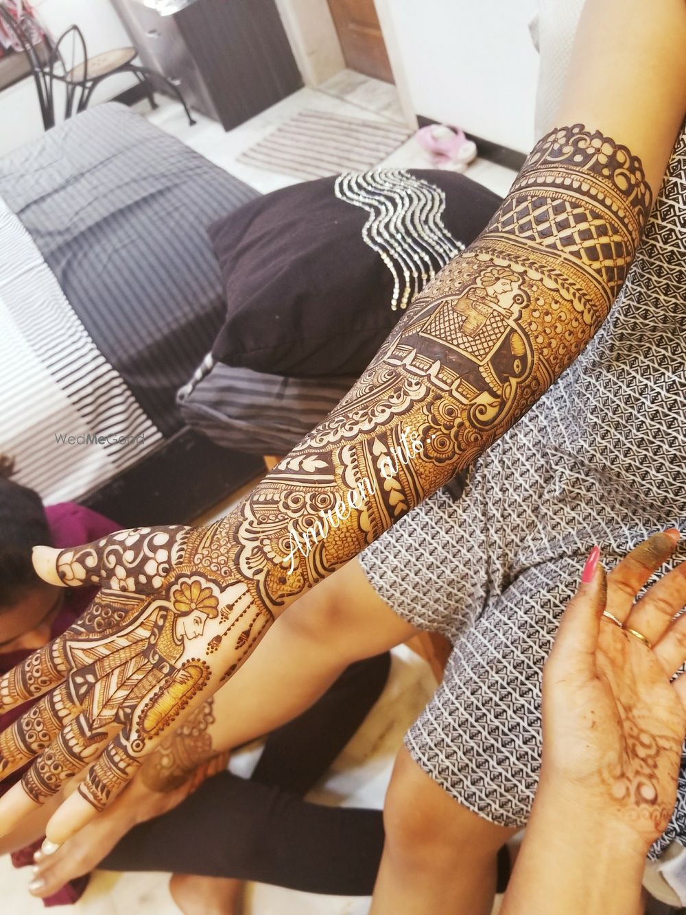 Photo From Stylish Bridal Design - By Amreen Mehendi Art