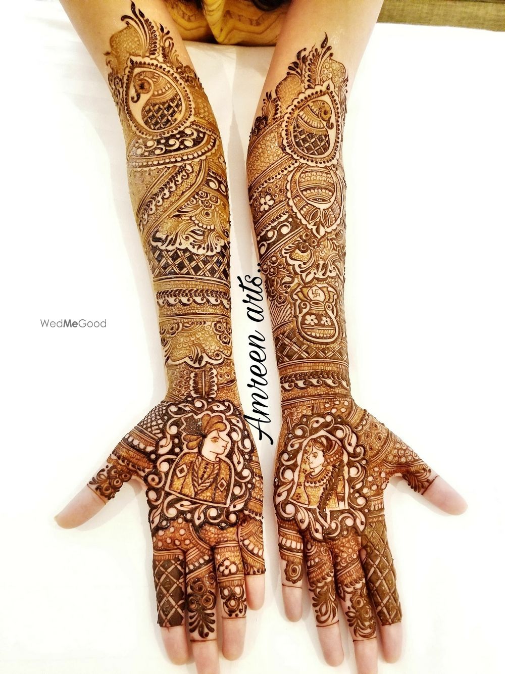 Photo From Stylish Bridal Design - By Amreen Mehendi Art