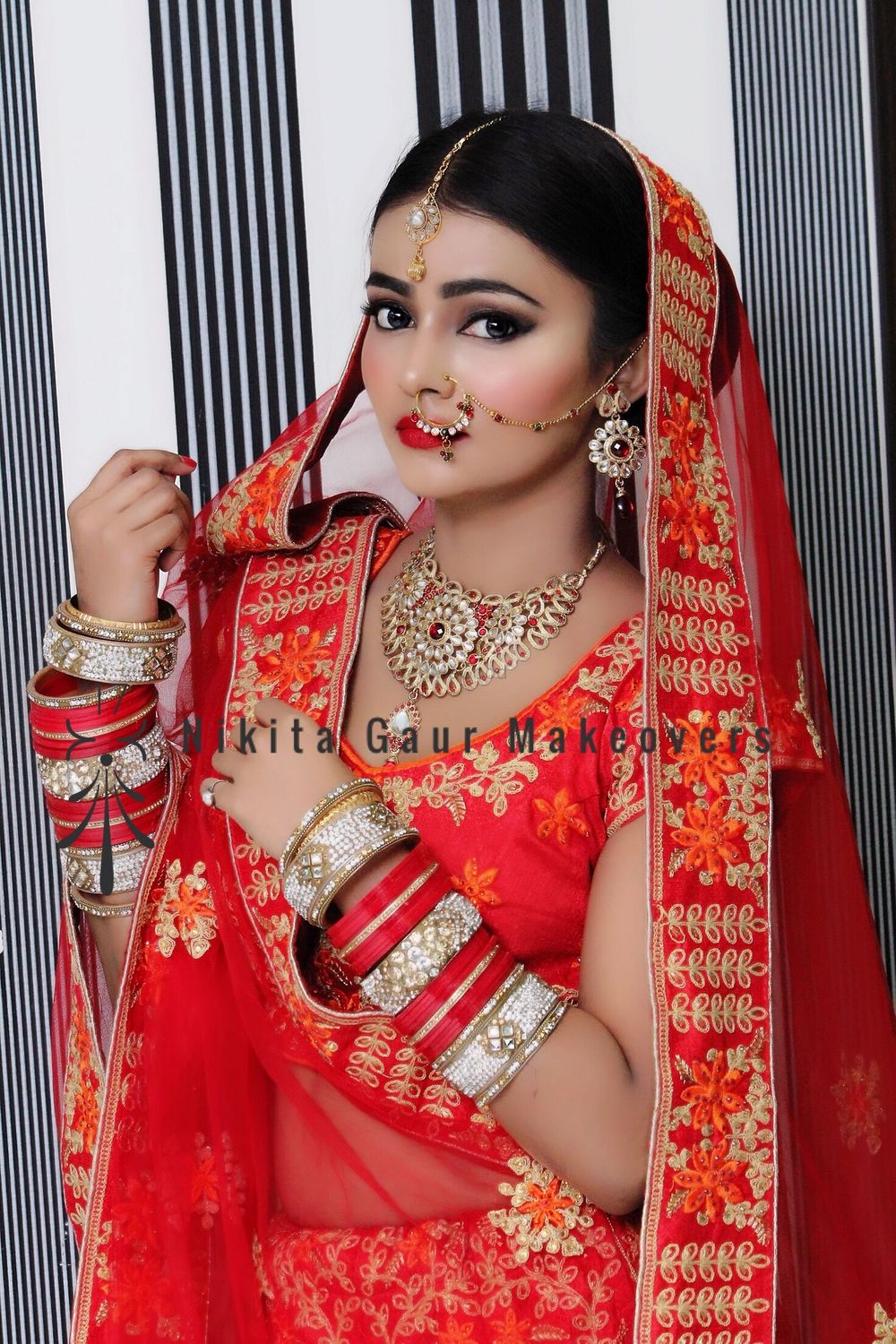 Photo From bride Manisha  - By Nikita Gaur Makeovers