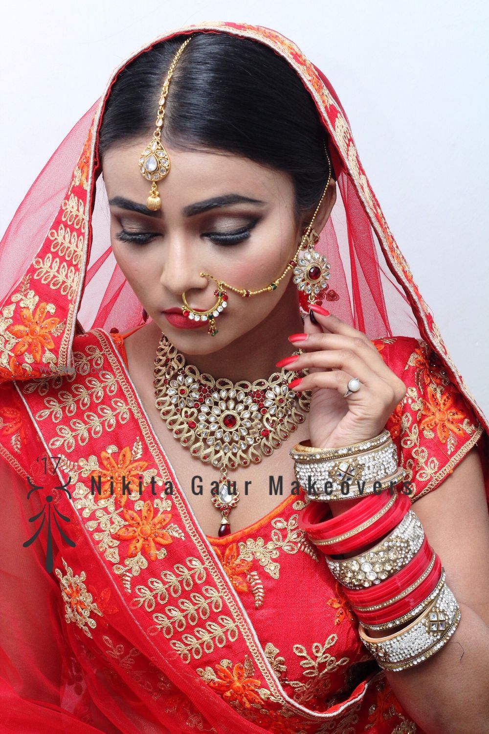 Photo From bride Manisha  - By Nikita Gaur Makeovers