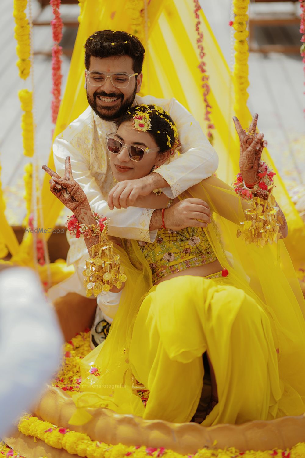 Photo From HALDI CELEBRATION OF SHIKHA & VIBHU - By Arona Fotografia