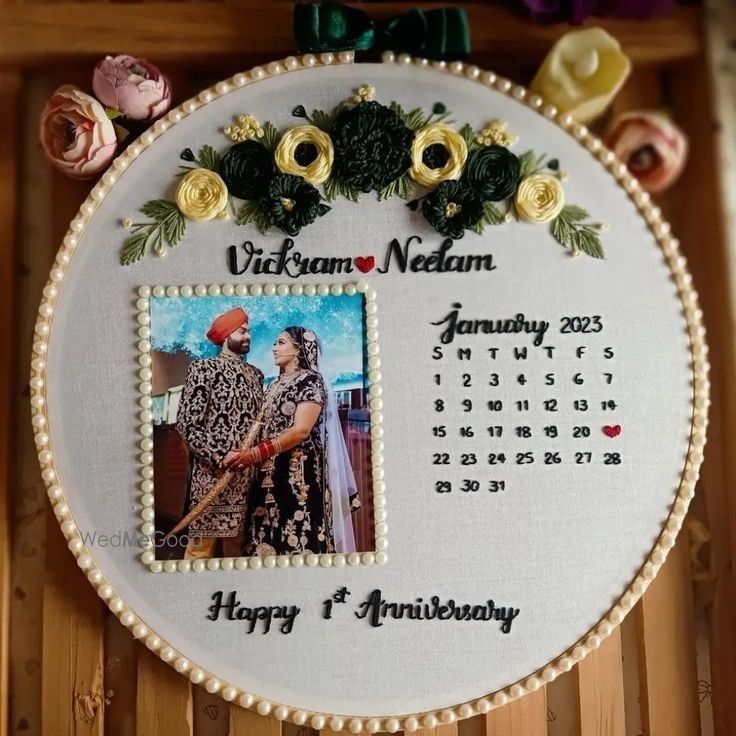 Photo From Embroidery hoop for couples - By Raj Artistry