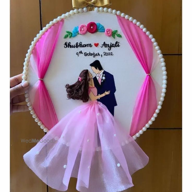 Photo From Embroidery hoop for couples - By Raj Artistry