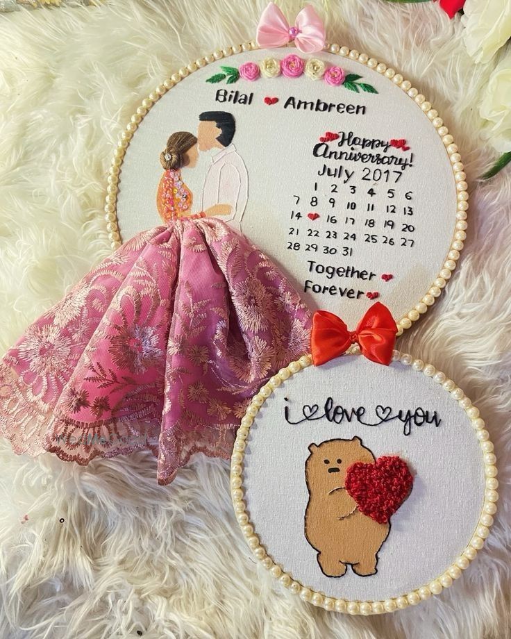 Photo From Embroidery hoop for couples - By Raj Artistry