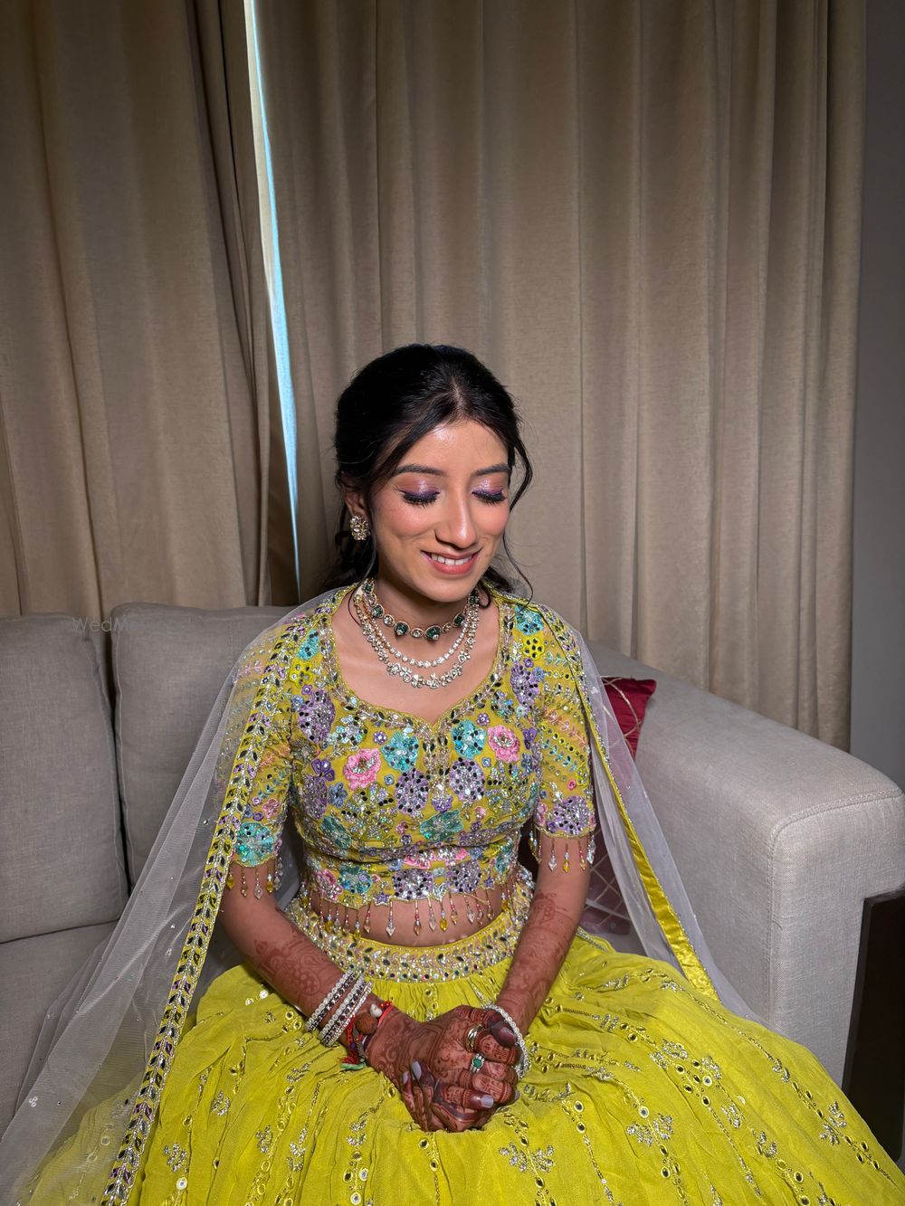 Photo From Haldi/Mehendi Looks - By Makeovers by Nishneet