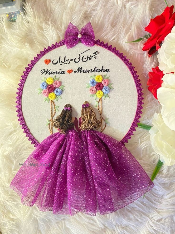 Photo From Embroidery hoops for Birthday - By Raj Artistry