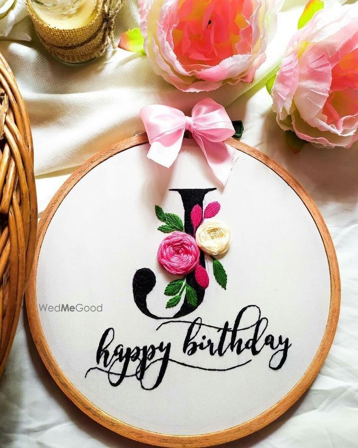 Photo From Embroidery hoops for Birthday - By Raj Artistry