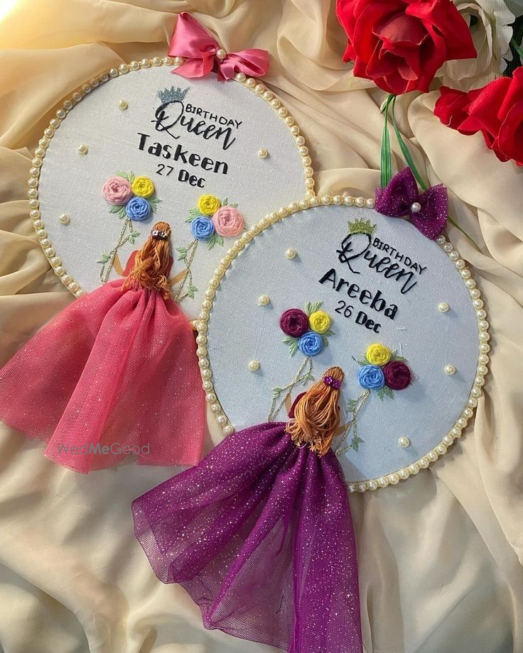 Photo From Embroidery hoops for Birthday - By Raj Artistry