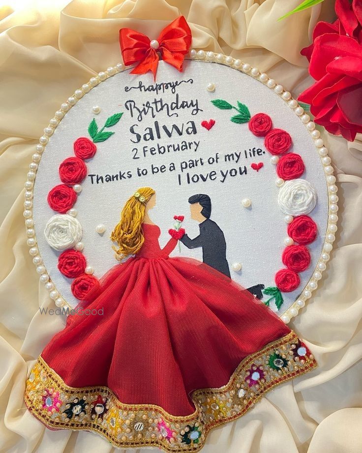 Photo From Embroidery hoops for Birthday - By Raj Artistry