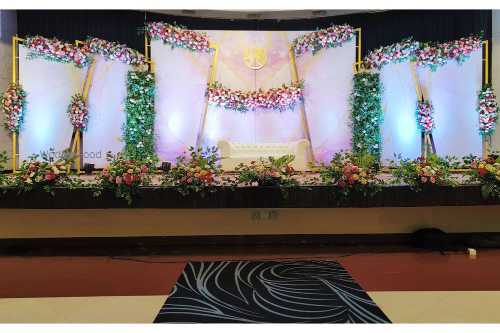 Photo From Wedding Reception Stage Decoration - By Shine Events - Wedding Stage Decorators