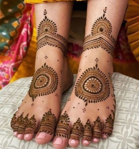 Photo From leg mehandi design - By Vikas Mehndi Wala