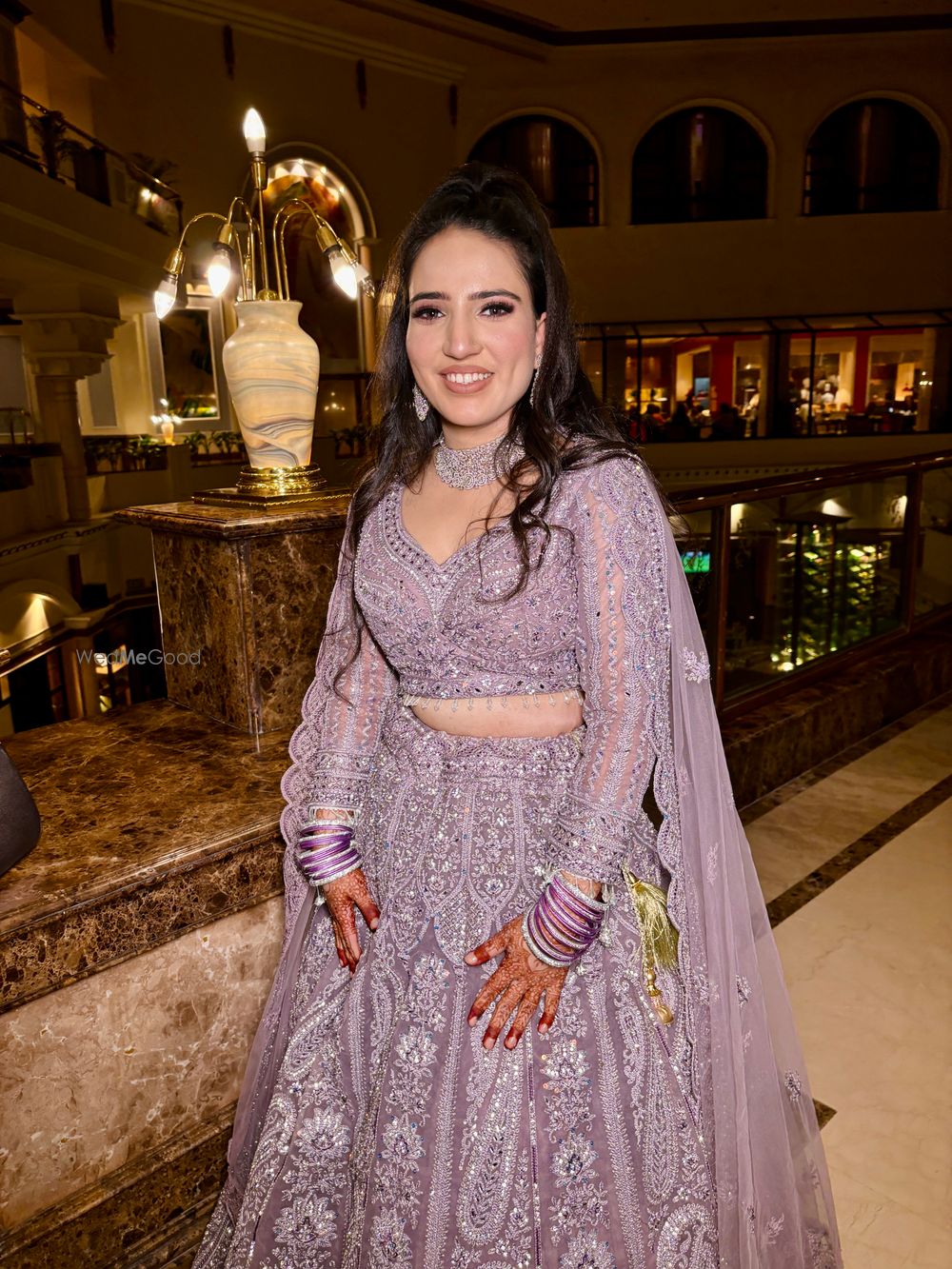 Photo From Shristi engagement makeup  - By Heena Makeovers