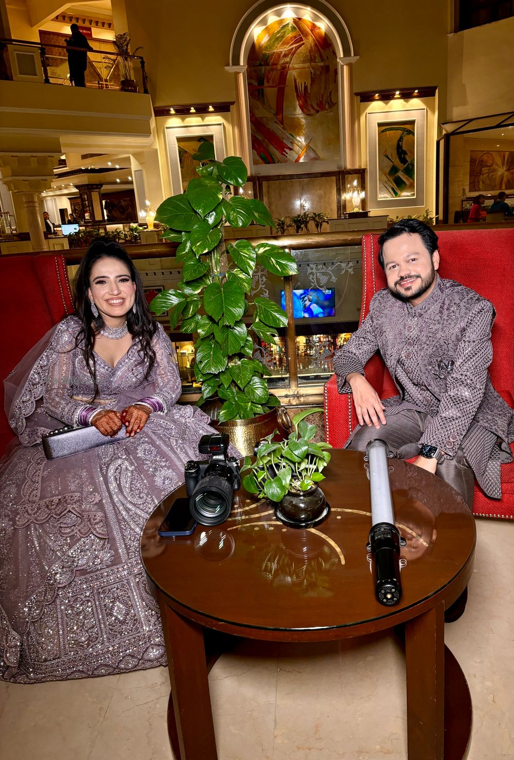 Photo From Shristi engagement makeup  - By Heena Makeovers
