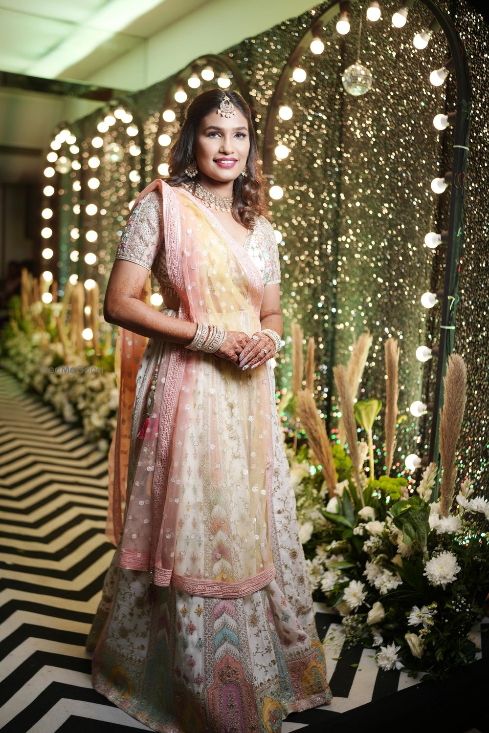 Photo From Sangeet makeover for South Indian bride - By Hema’s Bridal Makeup
