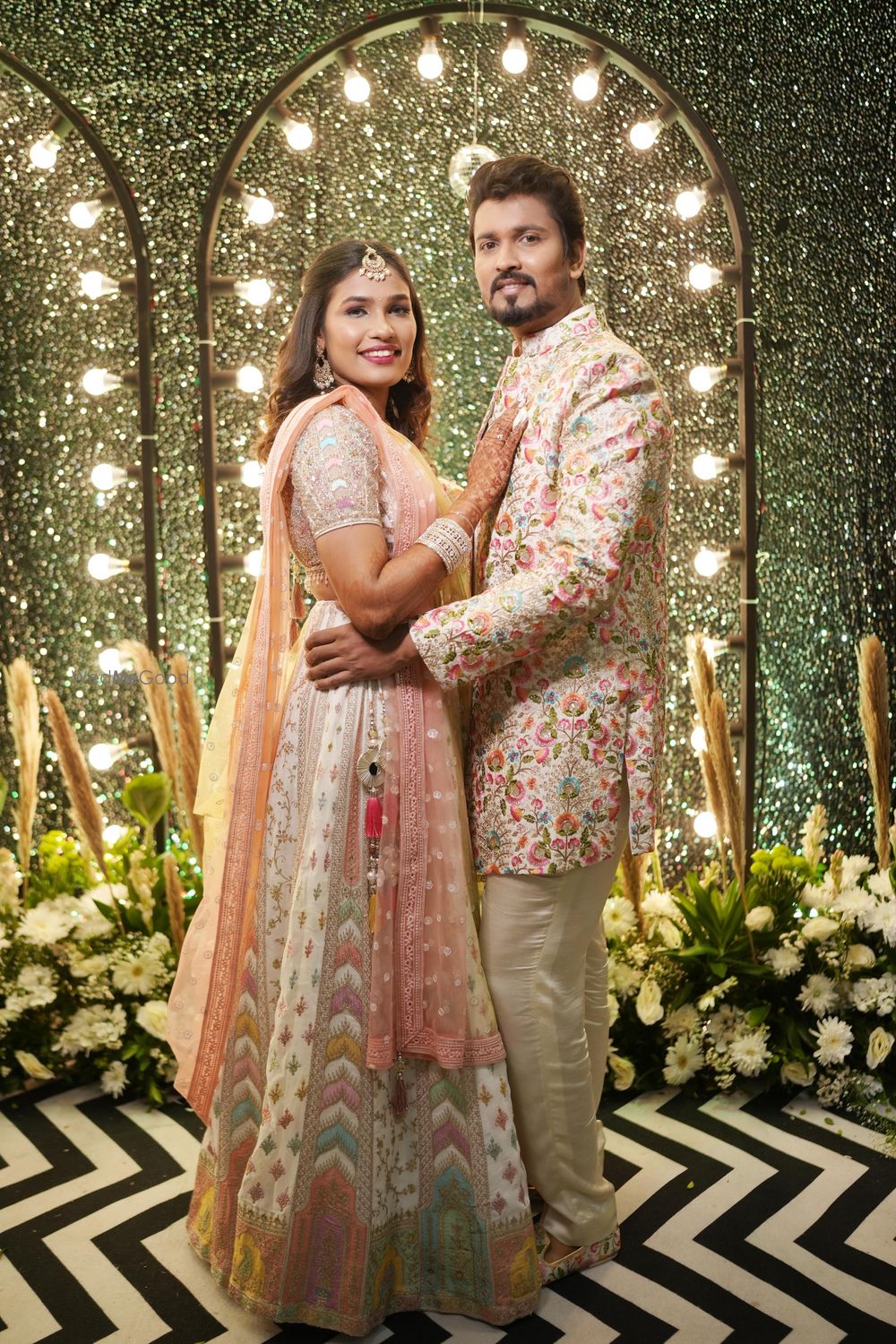 Photo From Sangeet makeover for South Indian bride - By Hema’s Bridal Makeup