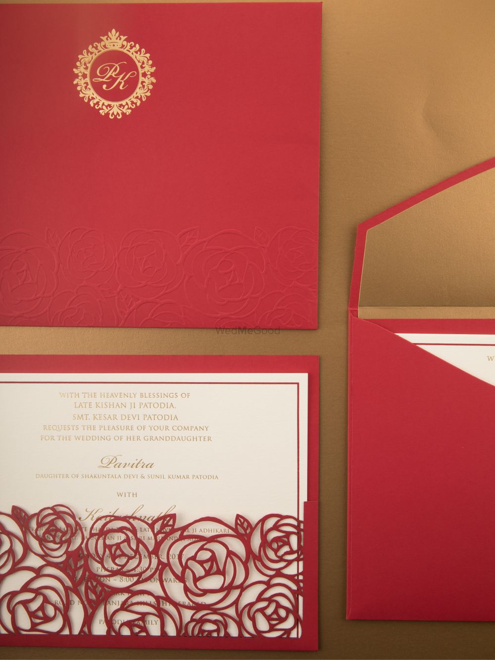 Photo From Intricate laser cut wedding cards - By Red Square Communications