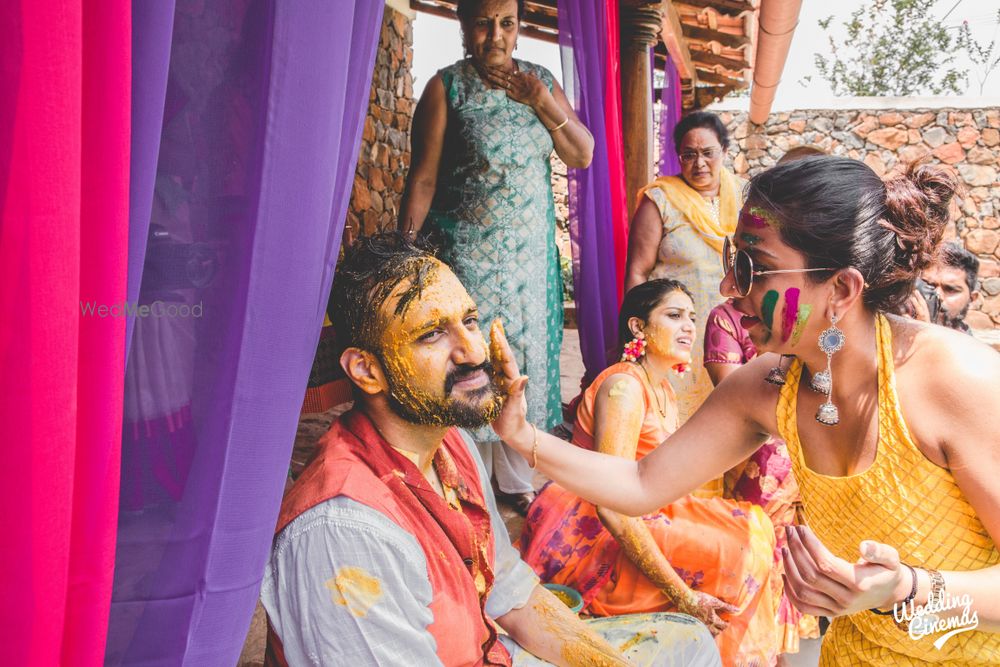 Photo From HALDI -BANGALORE -Apoorva & Swaroop - By Weddingcinemas