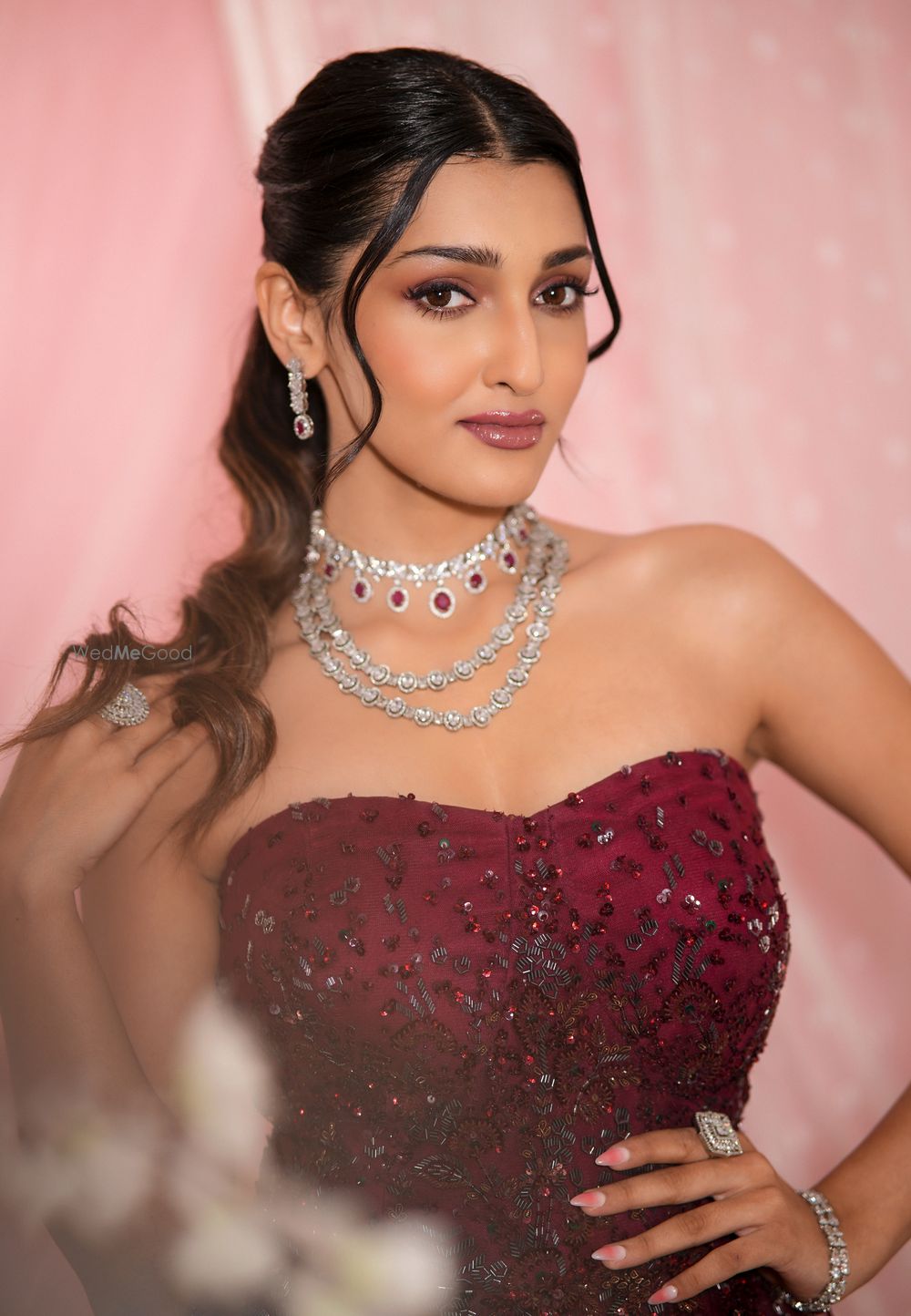 Photo From Nidhi’s engagement look  - By Somishree Makeup and Hair
