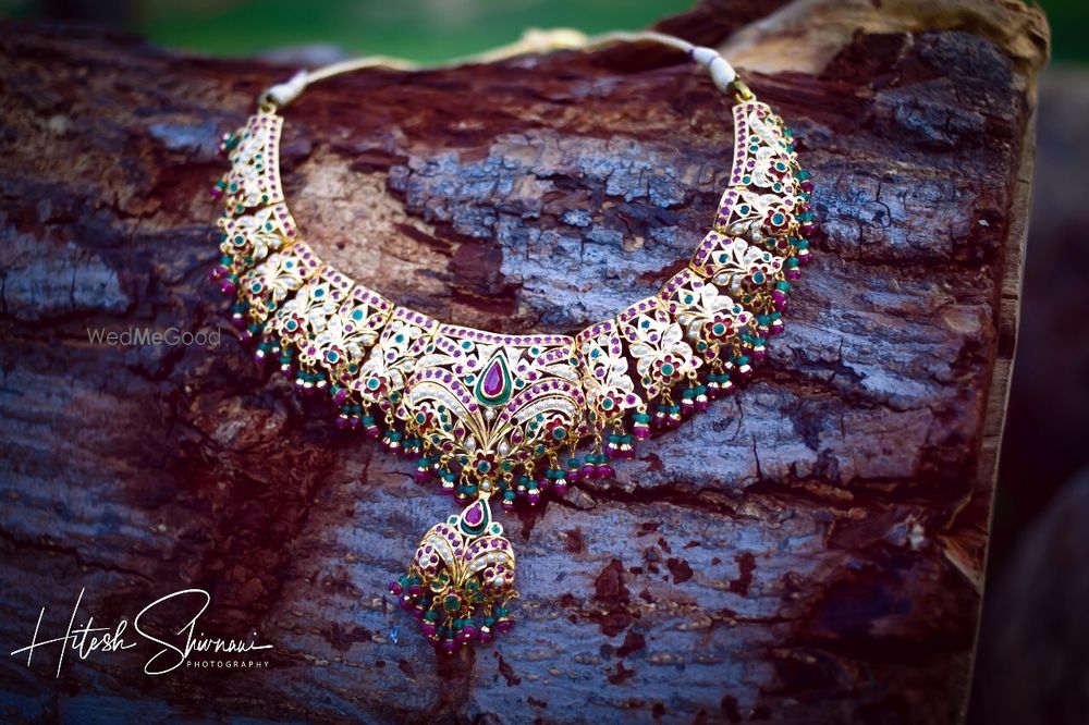 Photo of Bridal necklace with colourful beads