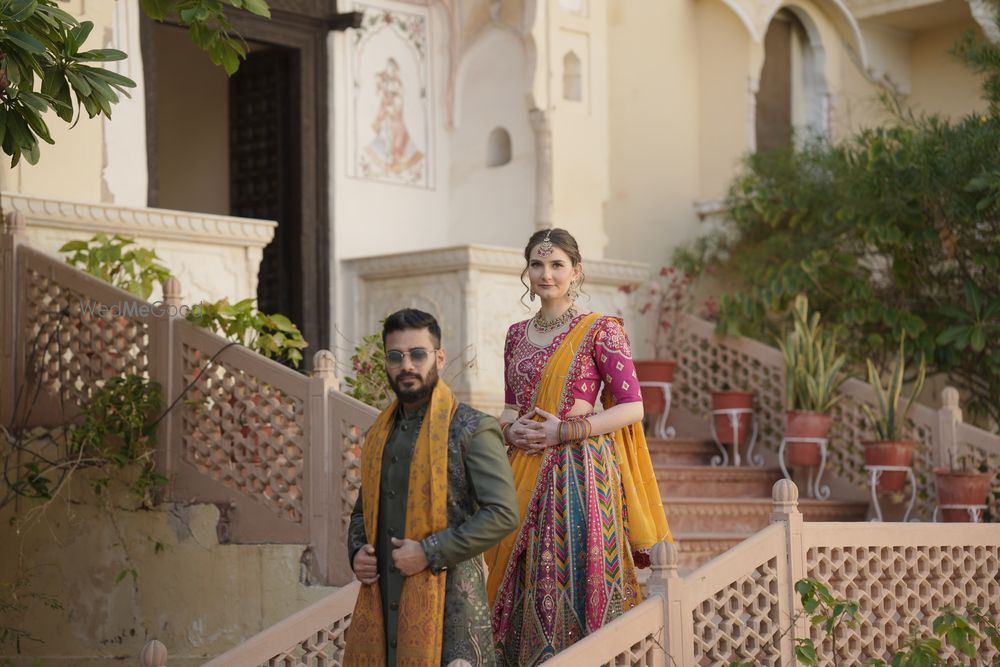 Photo From Mathilde Sangeet and Mehndi  - By Richa Sharma Makeovers
