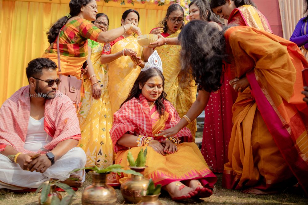 Photo From Haldi Glimpse - Suvotama x Anubhab - By SNAPSHOT - Photography & Films by Avinava Biswas