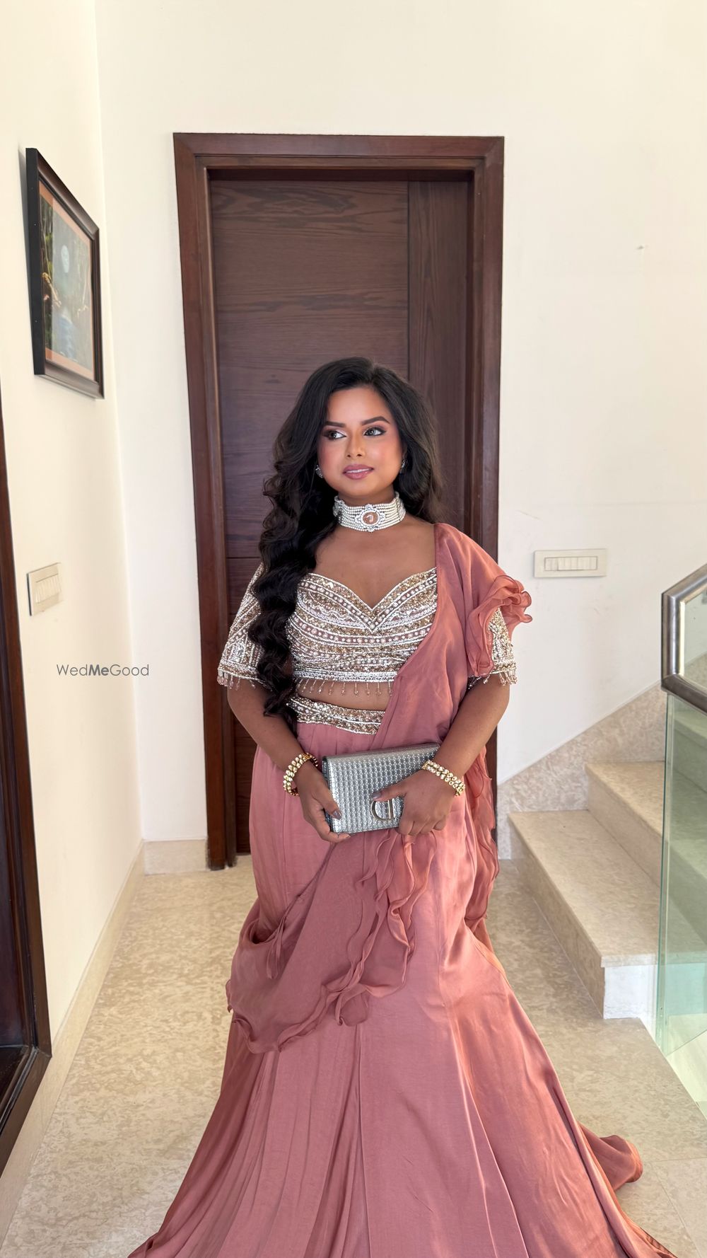 Photo From Glowing in elegance and shimmer — this look is all about timeless glam with a modern twist. - By Tanya's L'Oreal Salon
