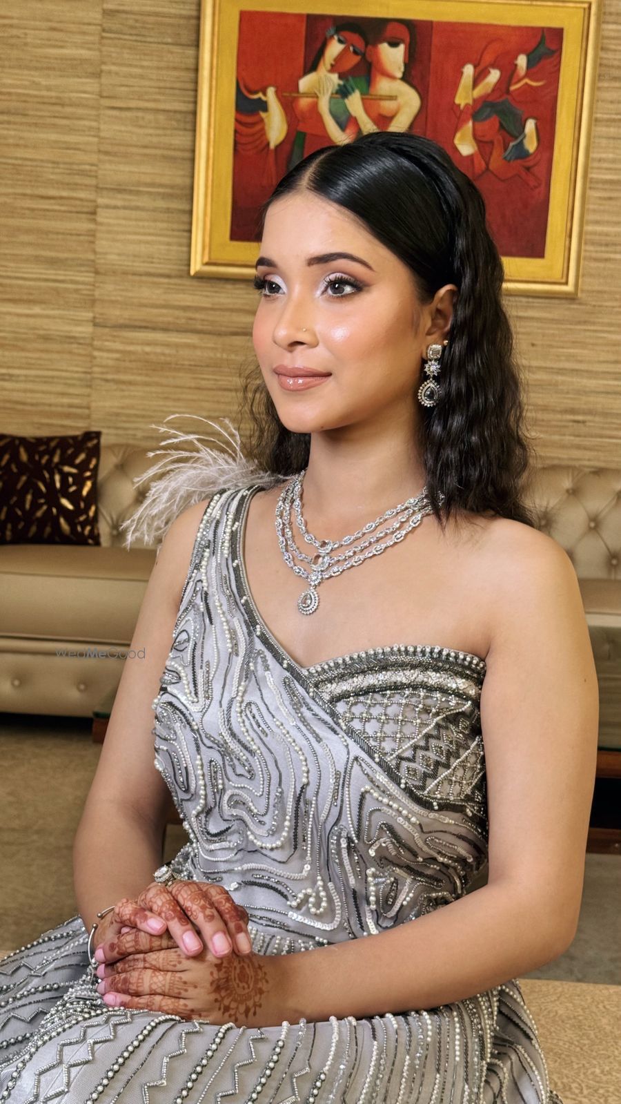 Photo From Ethereal glam in silver hues — soft, radiant, and effortlessly regal. - By Tanya's L'Oreal Salon