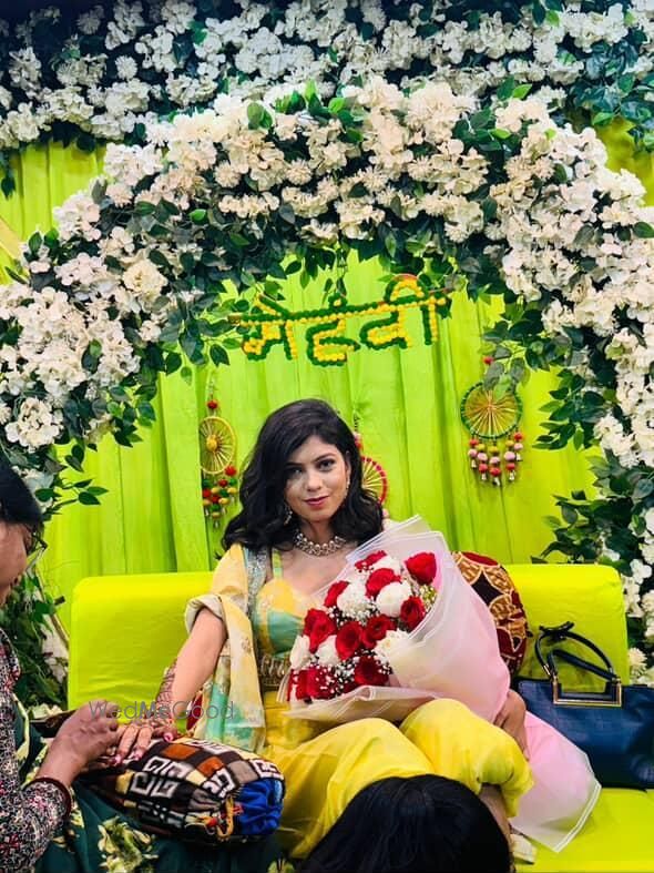 Photo From BRIDE Purvi on her Mehandi look  - By Deepika Prayani Makeover
