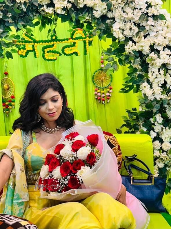 Photo From BRIDE Purvi on her Mehandi look  - By Deepika Prayani Makeover