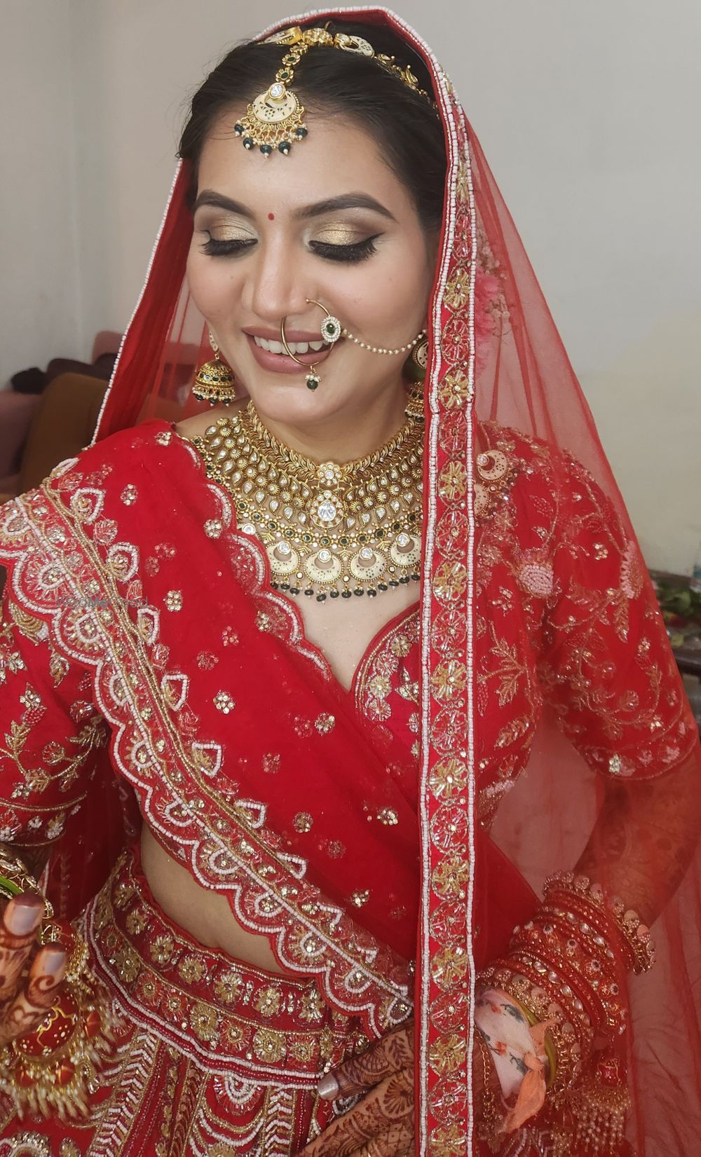 Photo From Pinkey's Engagemet and Wedding looks - By Pretty Looks by Ankita