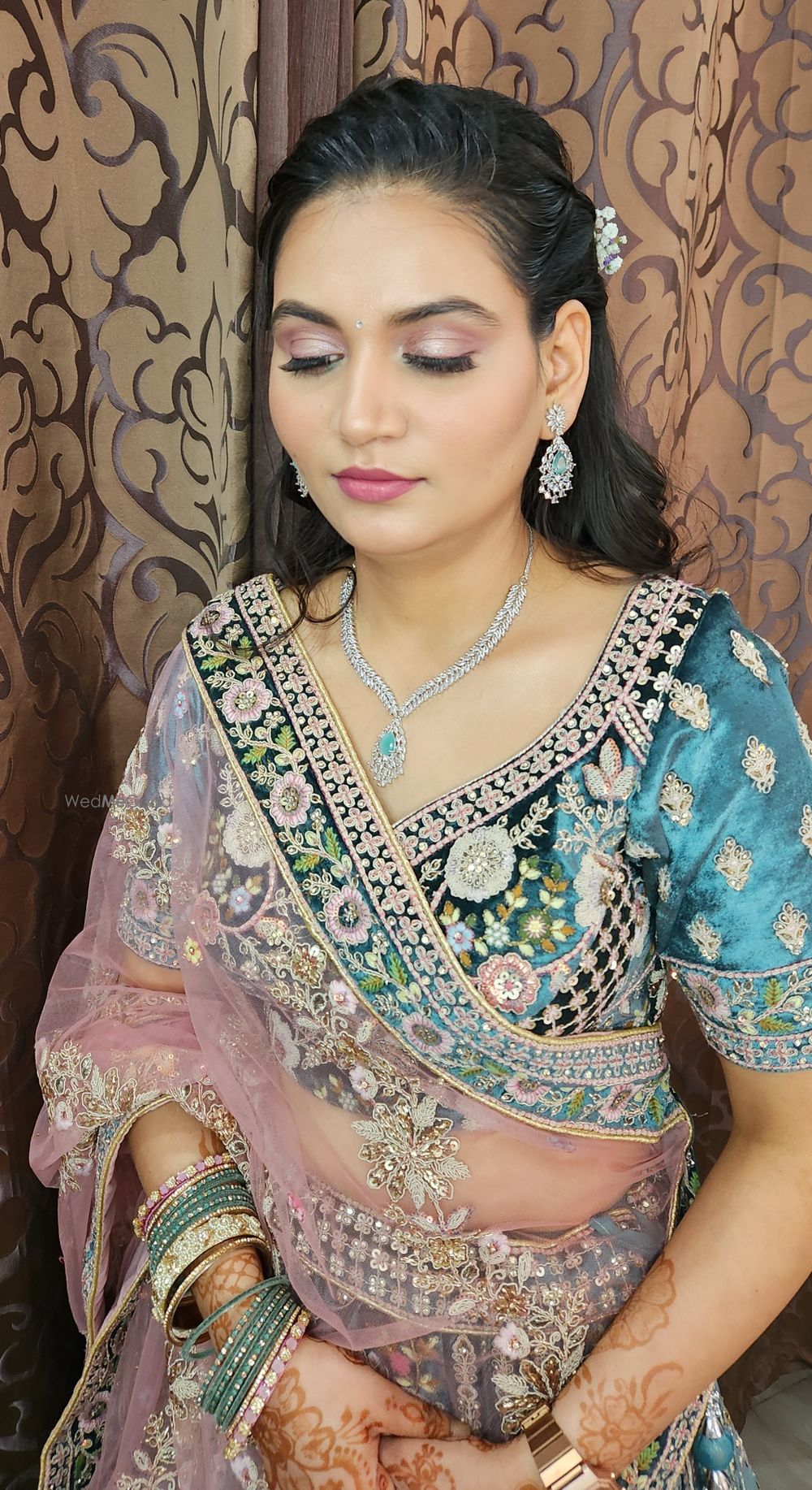 Photo From Pinkey's Engagemet and Wedding looks - By Pretty Looks by Ankita