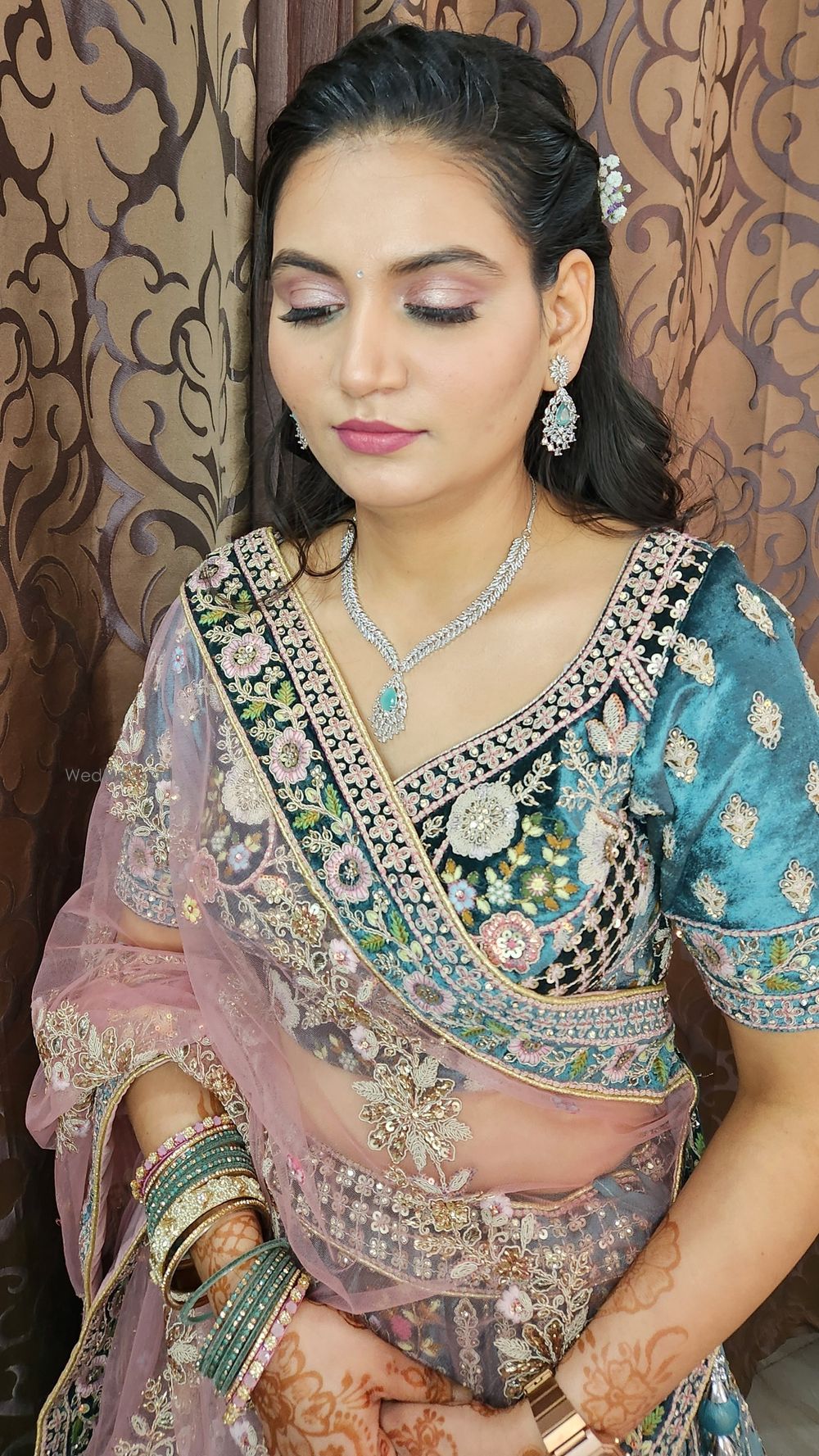 Photo From Pinkey's Engagemet and Wedding looks - By Pretty Looks by Ankita