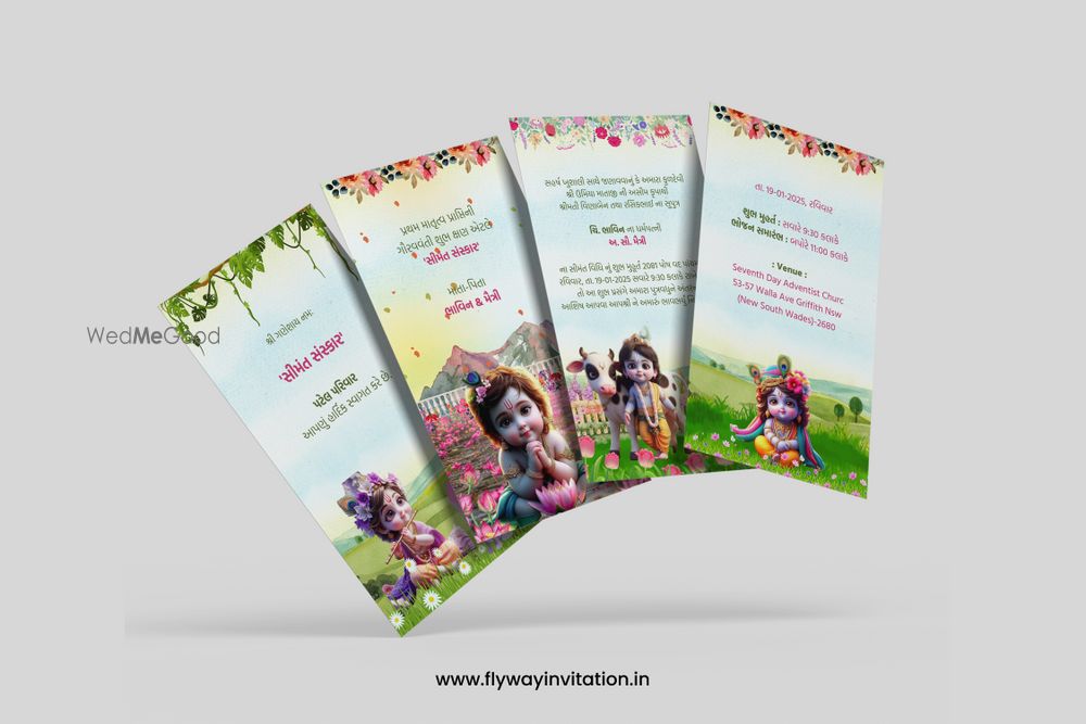 Photo From Gujarati Baby Shower Video Invitation - By Flyway Invitation