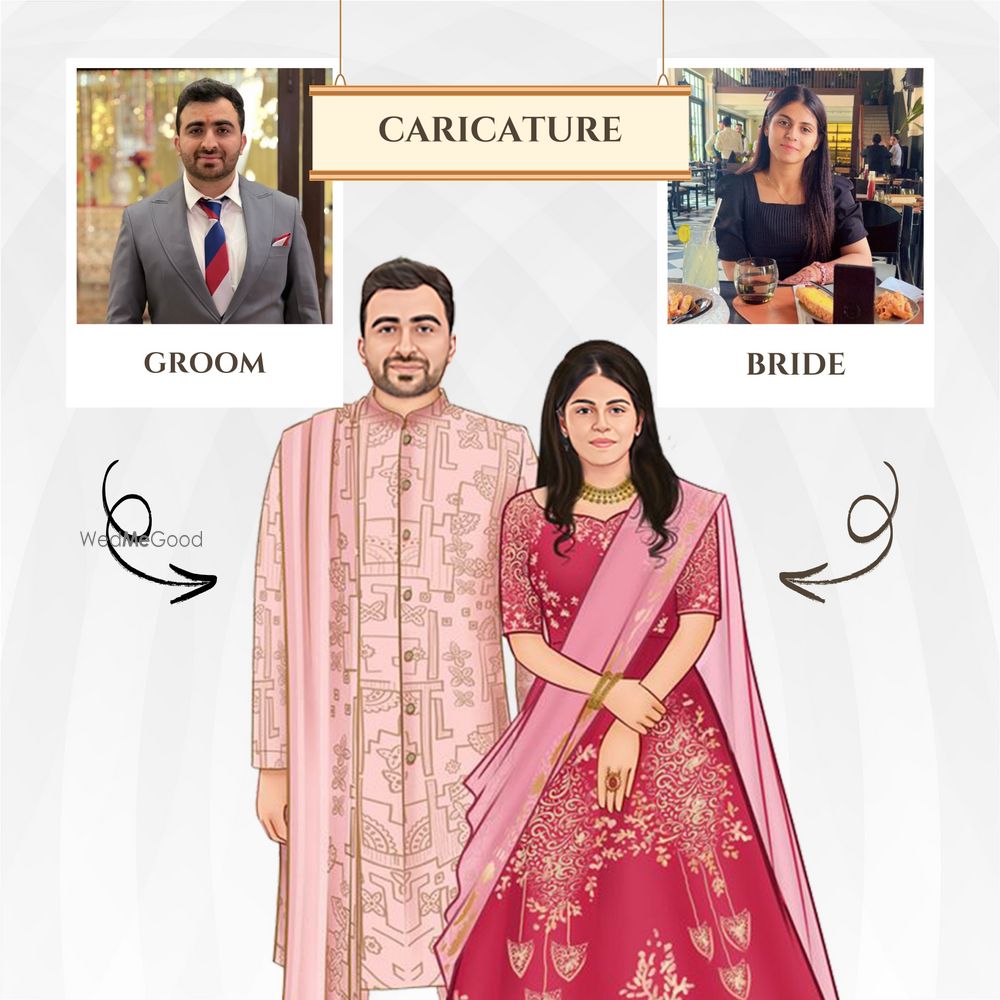 Photo From Wedding Caricature - By Flyway Invitation