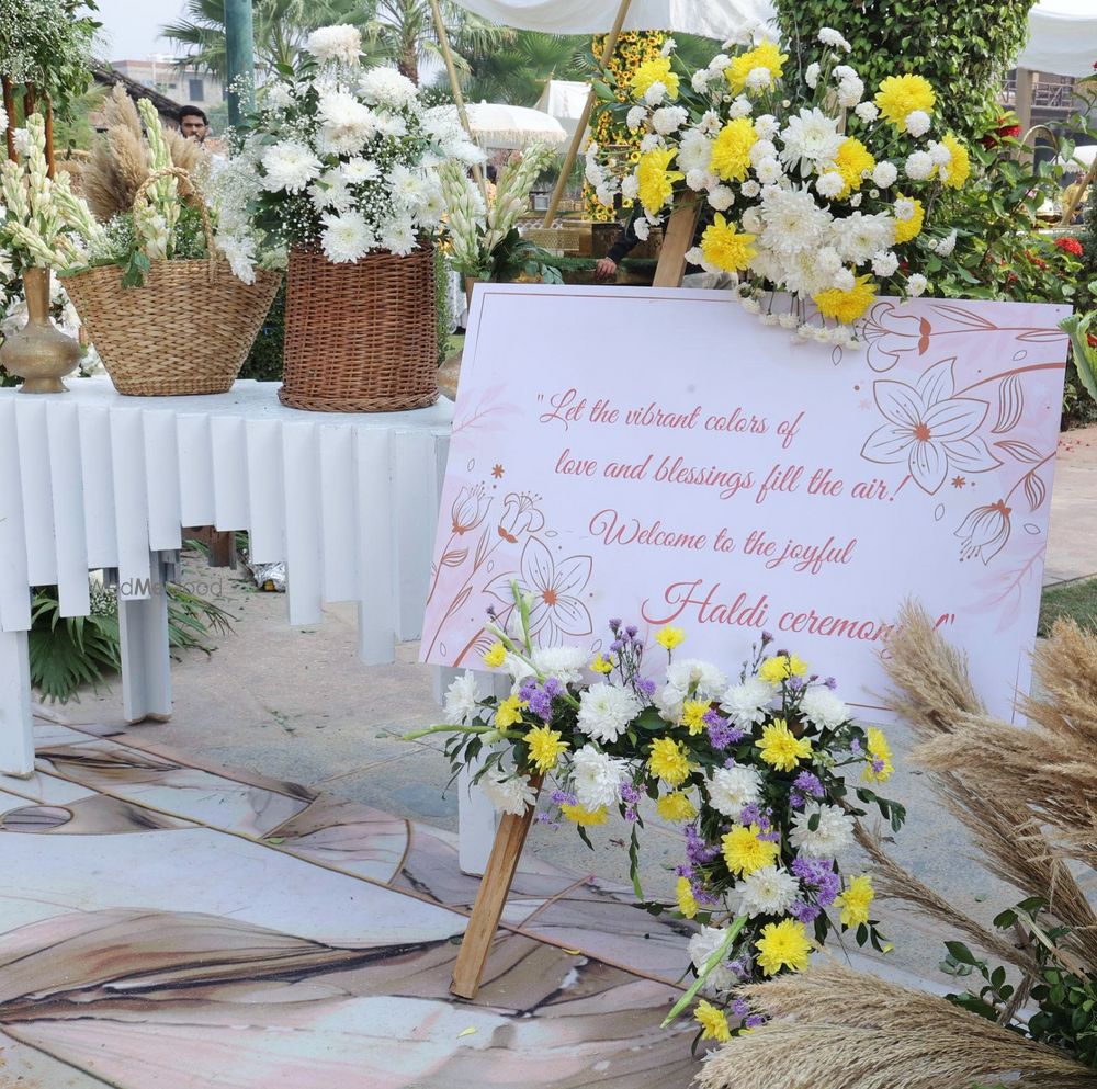Photo From Akshansh & Ritu ( haldi )  - By Decor by Shubham Sethia