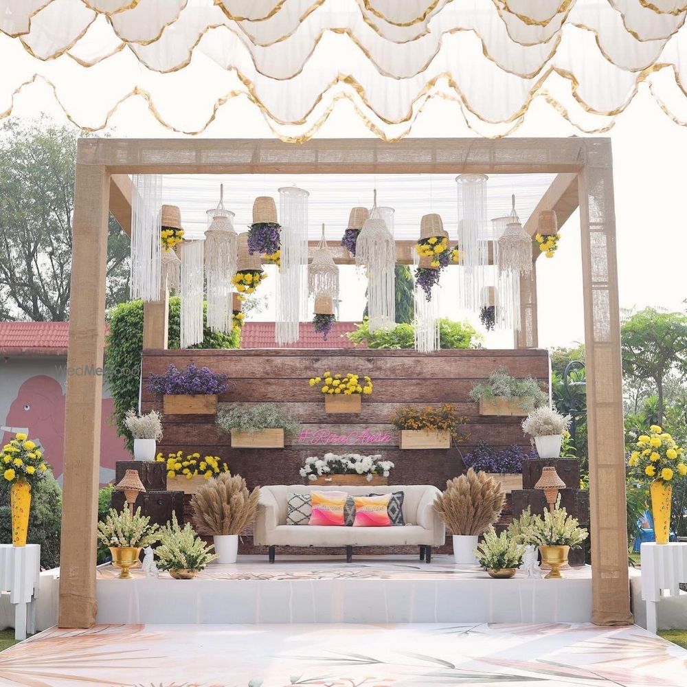 Photo From Akshansh & Ritu ( haldi )  - By Decor by Shubham Sethia