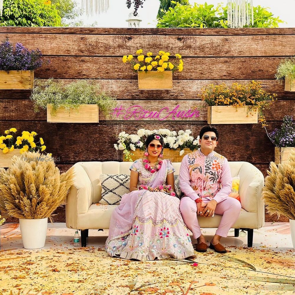 Photo From Akshansh & Ritu ( haldi )  - By Decor by Shubham Sethia