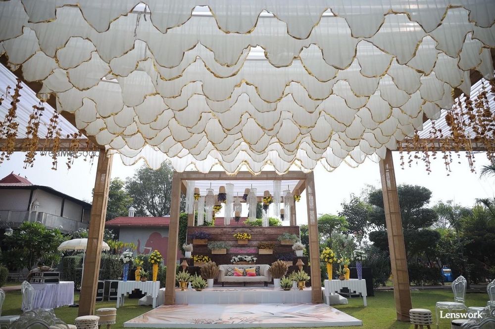 Photo From Akshansh & Ritu ( haldi )  - By Decor by Shubham Sethia