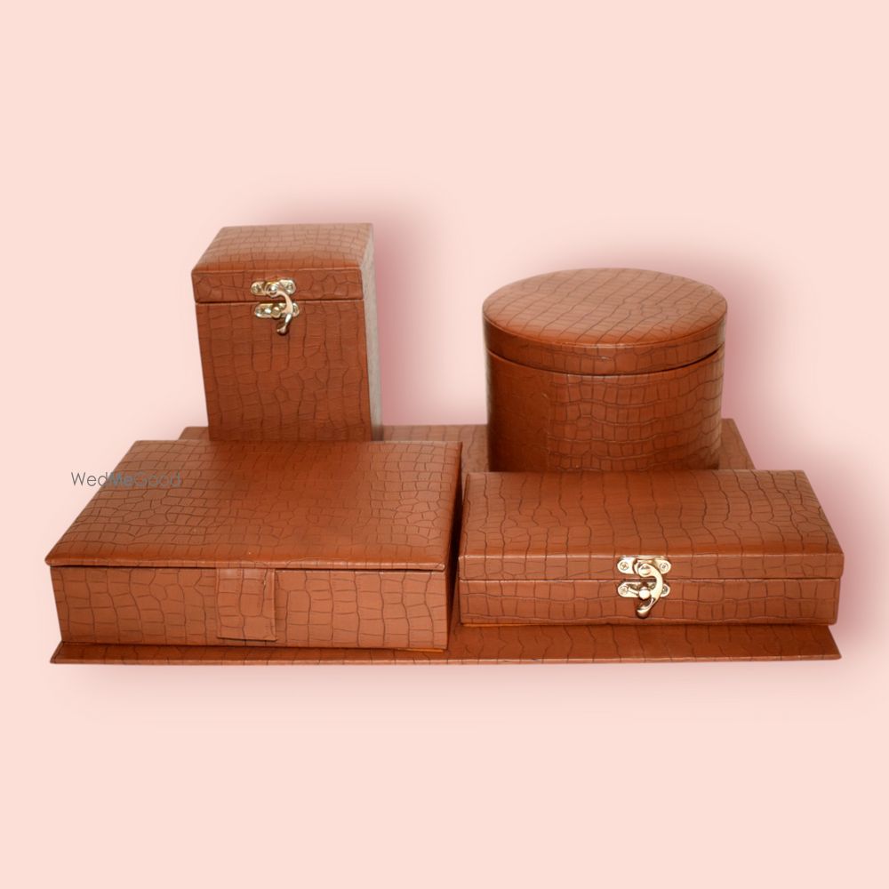 Photo From Leather Gifts and Baskets - By Ladyfun- Invites & Packaging