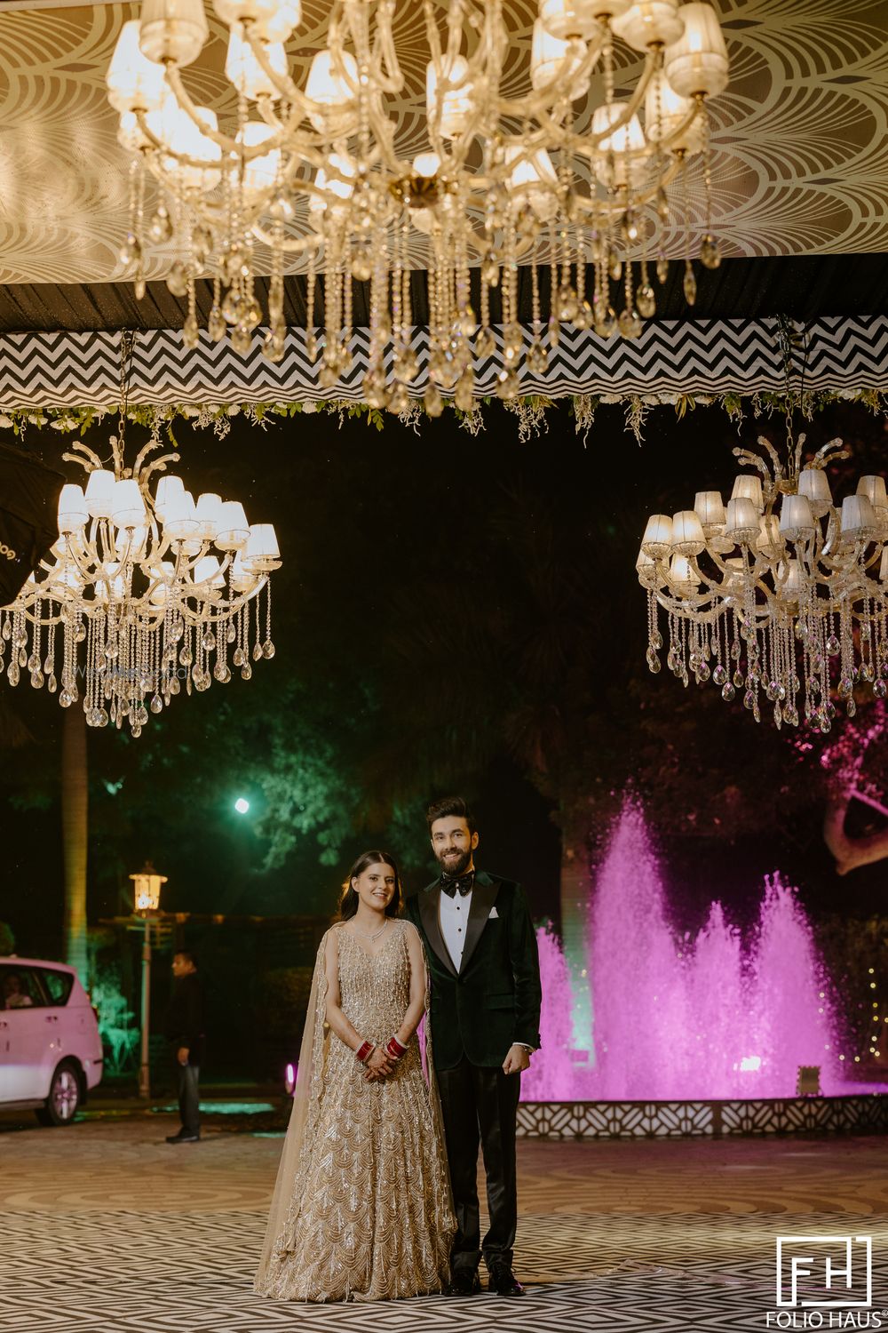 Photo From Golden Glimmer: Baruni & Arjit’s Night in Delhi - By Classique Events
