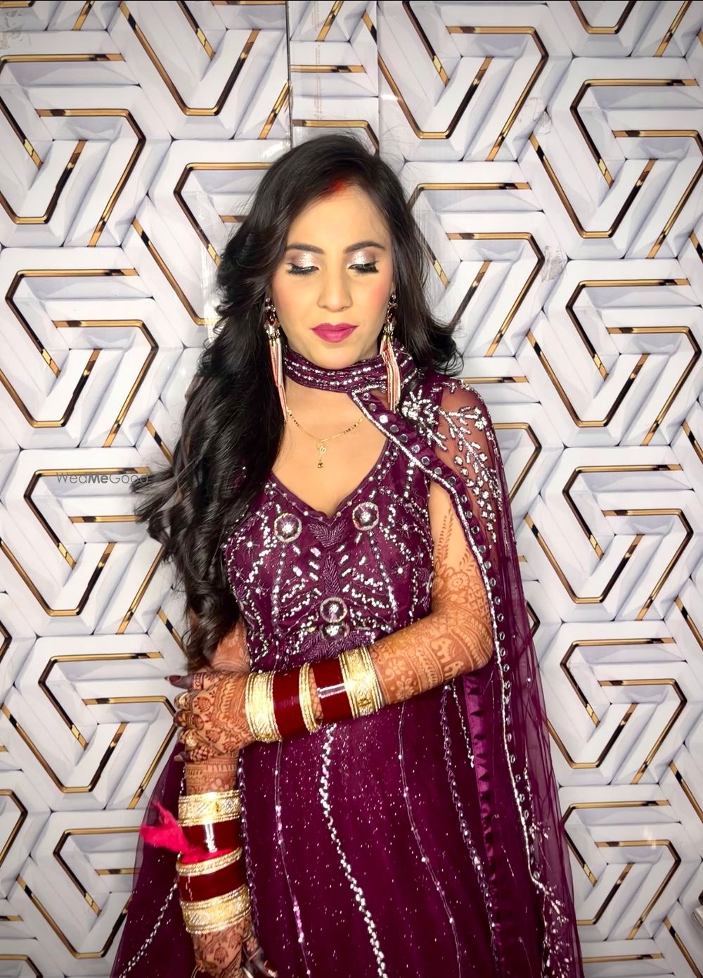 Photo From BRIDE Teena on her Reception Look - By Deepika Prayani Makeover
