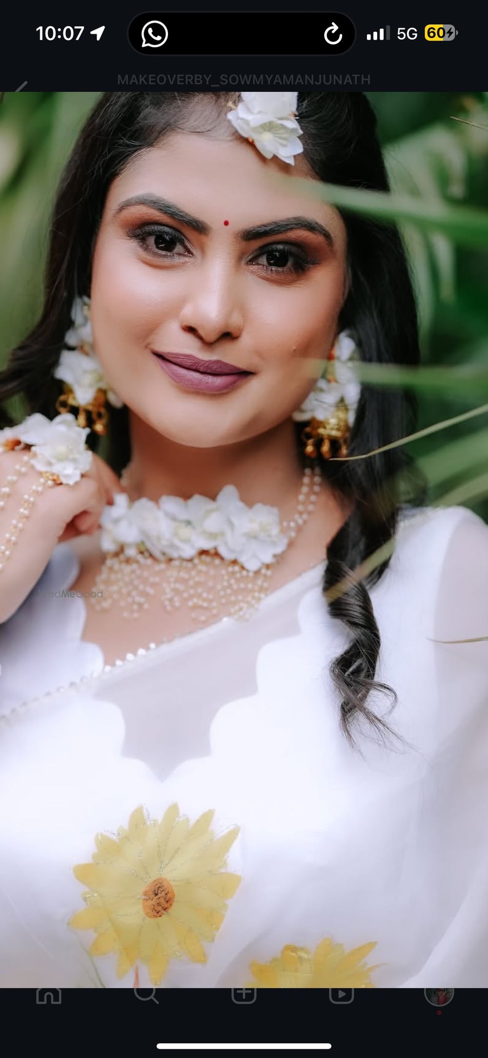 Photo From bride Jashwanthi  - By Makeover by Sowmya Manjunath