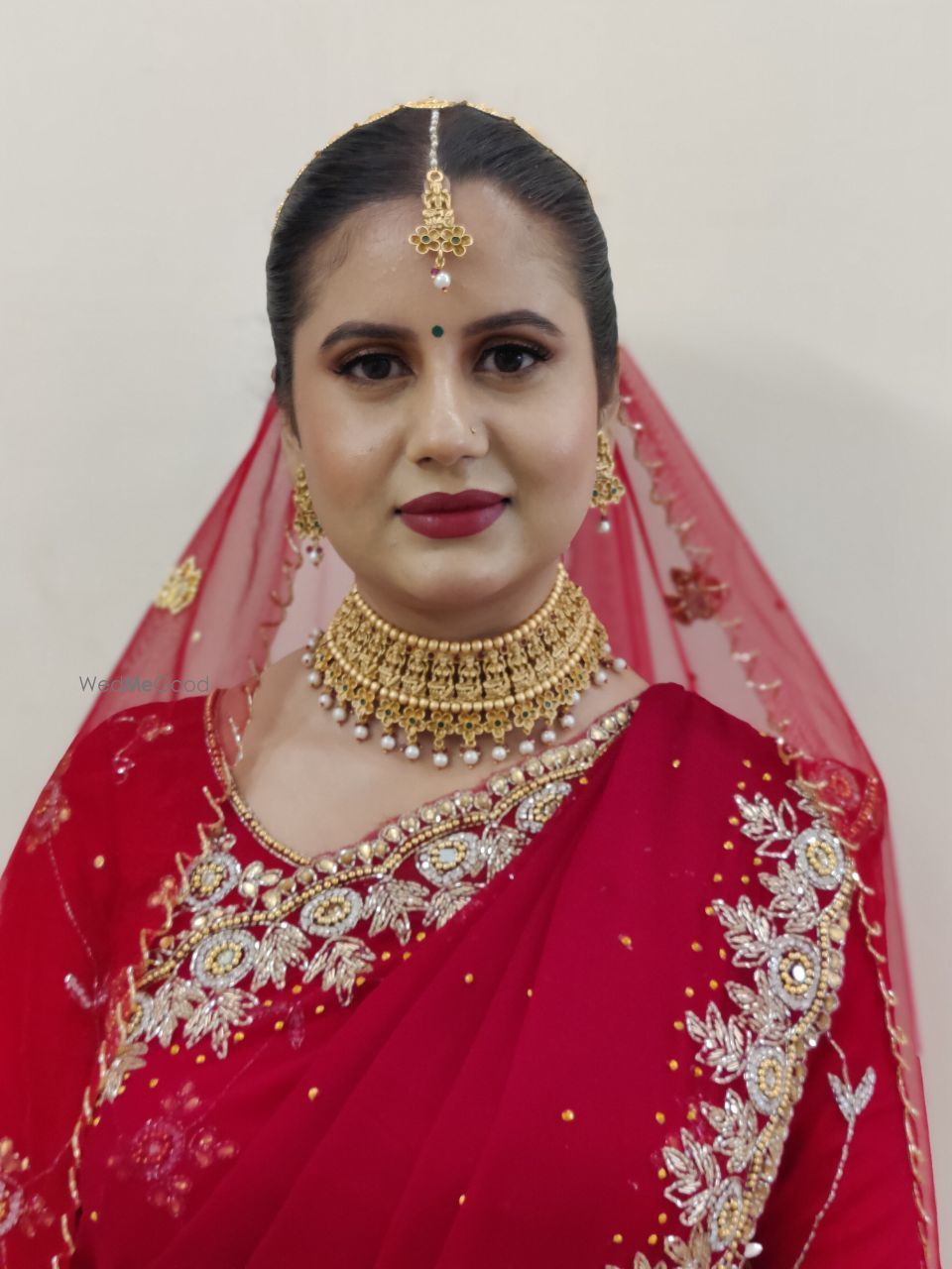 Photo From "Regal Radiance: A Timeless Nepali Bride in Crimson Elegance" - By Tanya's L'Oreal Salon