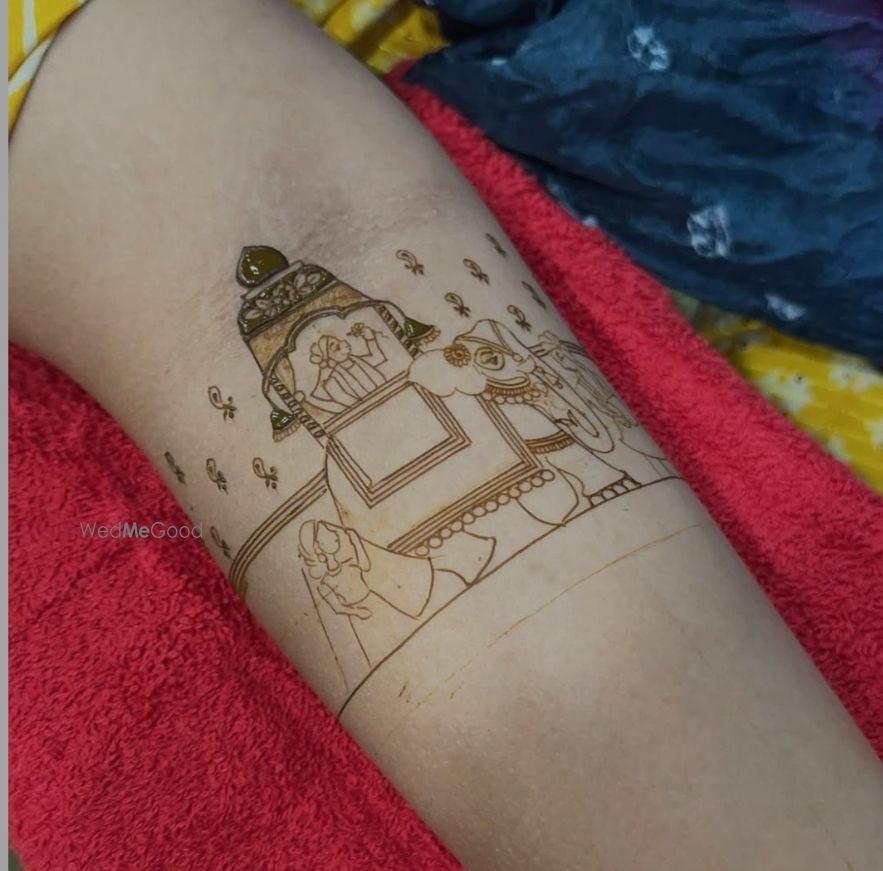 Photo From Elegant Bridal Mehndi Portrait 2025 - By Professional Shah Mehandi Art