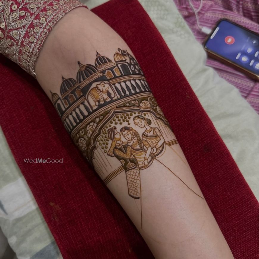 Photo From Elegant Bridal Mehndi Portrait 2025 - By Professional Shah Mehandi Art