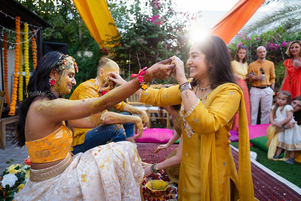 Photo From Jahanvi & Paul’s Haldi - By Moments by Draw