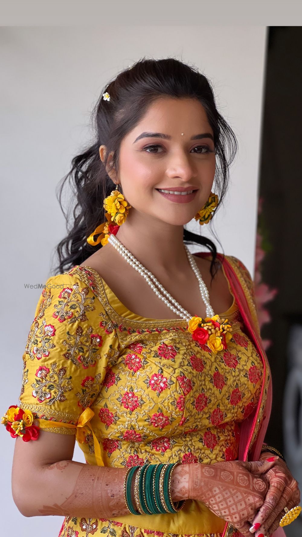 Photo From Mehendi /Haldi Look - By Makeup by Rutuja Nahata